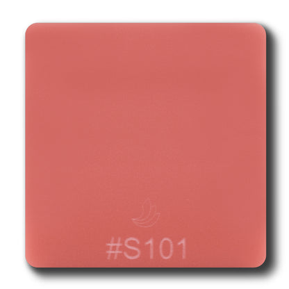 CLEARANCE 1/8" Red Glow in the Dark Translucent - Size: 12"x24"