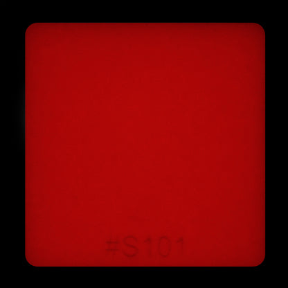 CLEARANCE 1/8" Red Glow in the Dark Translucent - Size: 12"x24"
