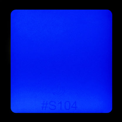 1/8" Blue Glow in the Dark Translucent Acrylic Sheet
