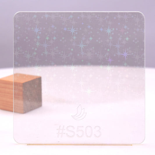 1/8" Holographic Stars Acrylic Sheet