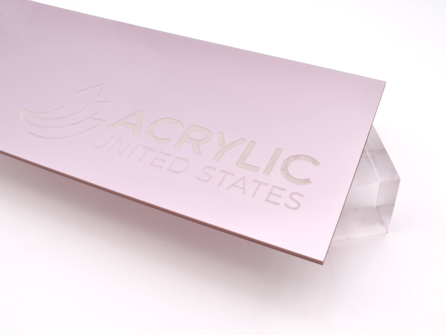 1/8" Rose Gold Metallic Double Sided Acrylic Sheet