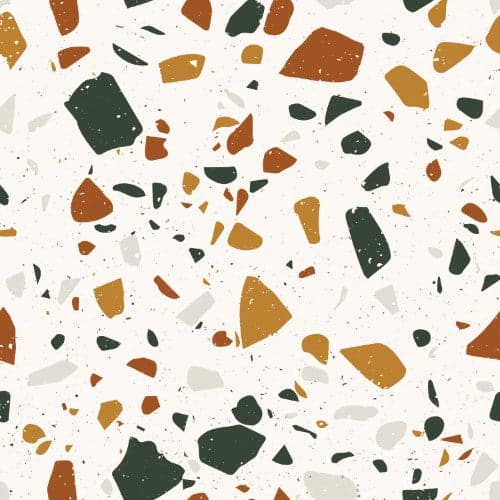 Terrazzo Pattern Printed