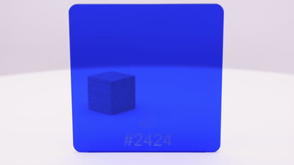 1/8" Blue Transparent #2424 Acrylic Sheet