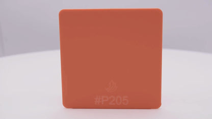 1/8" Pastel Corail Matte Soft Touch Acrylic Sheet