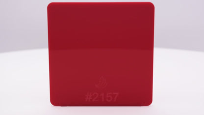 1/8" Red Opaque #2157 Acrylic Sheet