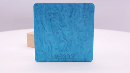 1/8" Pearl Blue Glossy Acrylic Sheet