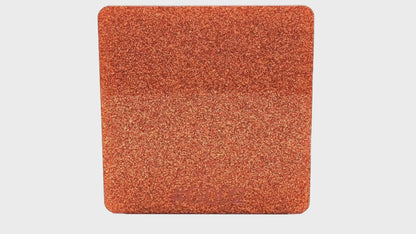 1/8" Orange Glitter Two-Sided Acrylic Sheet