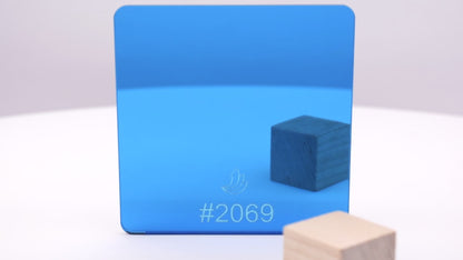 1/8" Sky Blue Mirror #2069 Acrylic Sheet