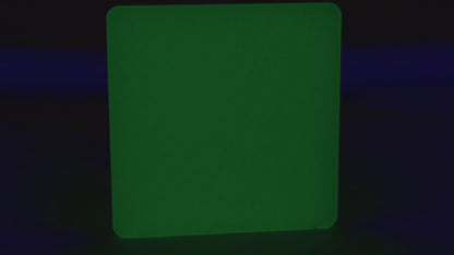 1/8" Green Glow in the Dark Translucent Acrylic Sheet