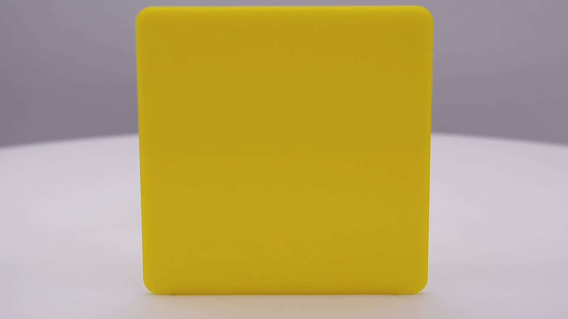 1/8" Yellow Opaque #2037 Acrylic Sheet