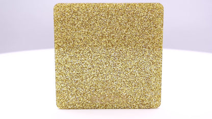 CLEARANCE 1/8" Gold Glitter Two-Sided - Size: 12"x19"