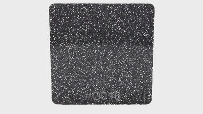1/8" Black Glitter Two-Sided Acrylic Sheet