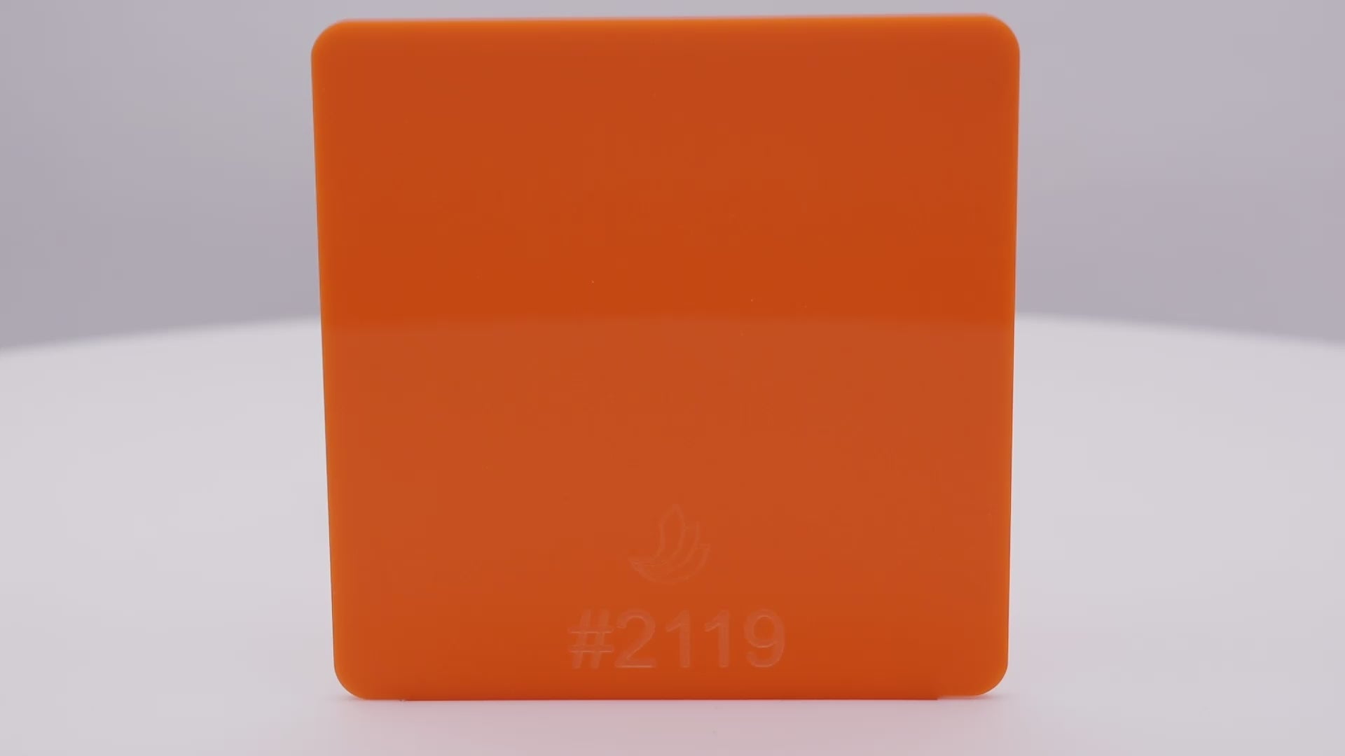1/8" Orange Opaque #2119 Acrylic Sheet