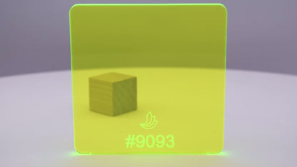 1/8" Green Fluorescent #9093 Acrylic Sheet