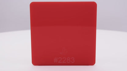 1/8" Light Red Translucent #2283 Acrylic Sheet