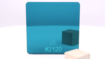 1/8" Teal Mirror #2120 Acrylic Sheet