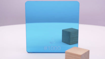1/8" Light Blue Mirror #1000 Acrylic Sheet