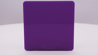 1/8" Purple Translucent #2287 Acrylic Sheet