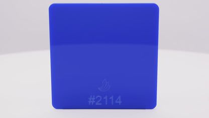 1/8" Blue Translucent #2114 Acrylic Sheet