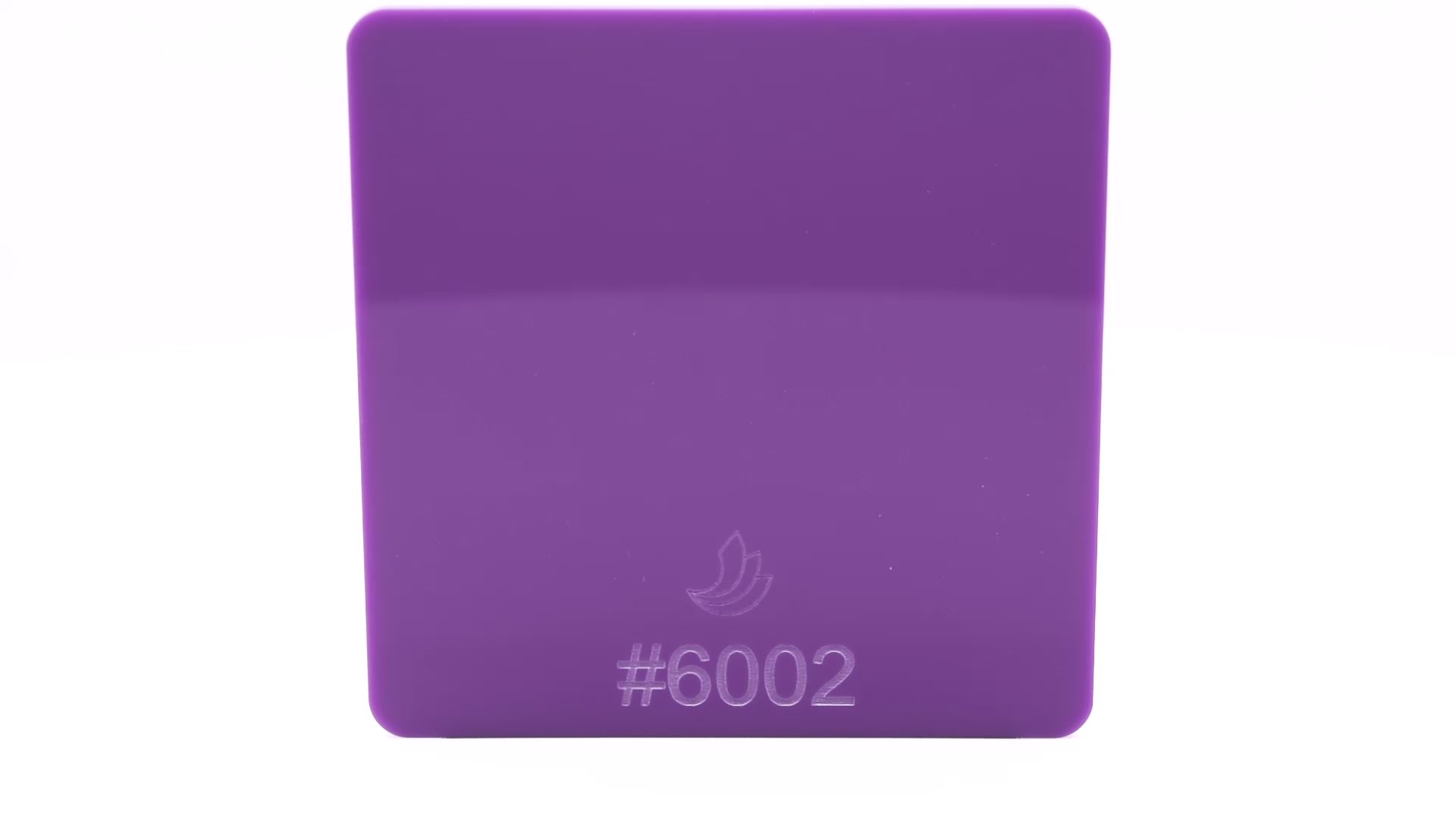 Hoja acrílica opaca violeta #6002 de 1/8"