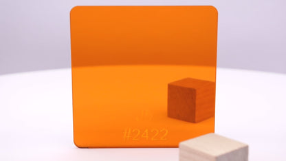 1/8" Amber Mirror #2422 Acrylic Sheet