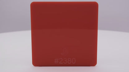 1/8" Rust Translucent #2380 Acrylic Sheet