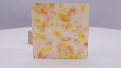 1/8" Terrazzo Yellow Acrylic Sheet