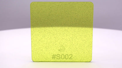 1/8" Sparkle Green Transparent Acrylic Sheet