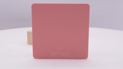 1/8" Elusive Pink Matte Soft Touch Acrylic Sheet