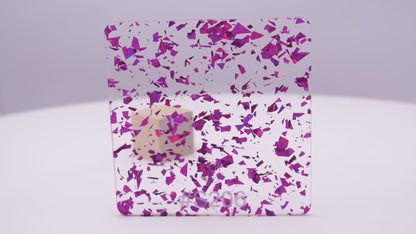 1/8" Holographic Purple Flakes Acrylic Sheet