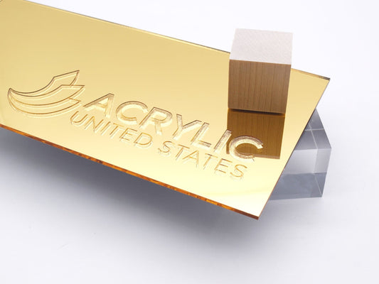 1/8" Gold Mirror #1300 Acrylic Sheet