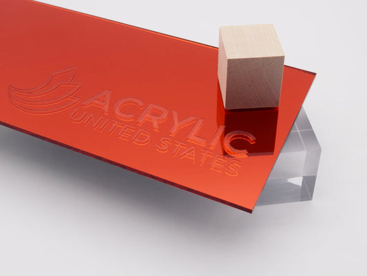 1/8" Red Mirror #1310 Acrylic Sheet
