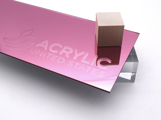 1/8" Pink Mirror #1450 Acrylic Sheet