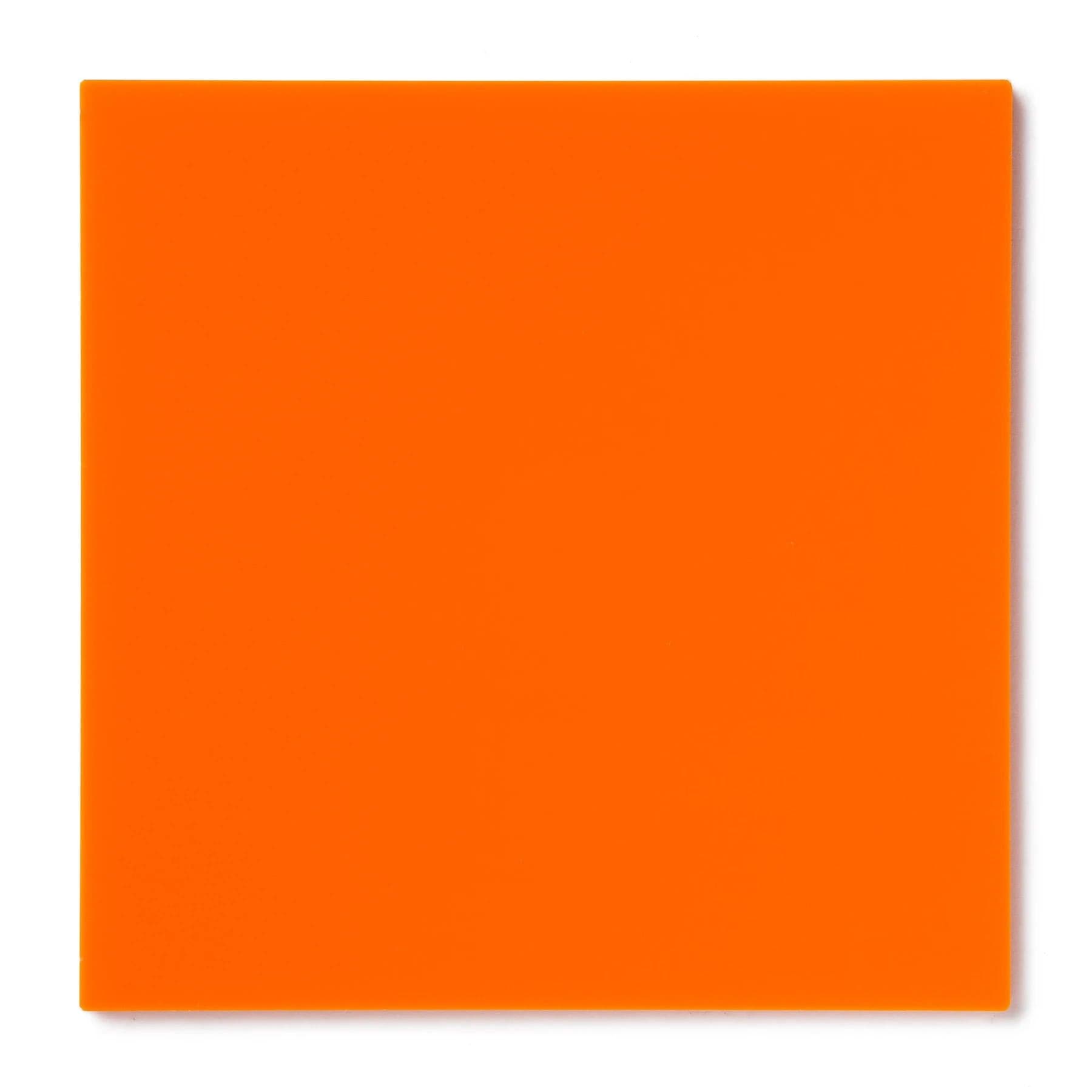 Acrylic Sheet 1/8" Orange Opaque #2119