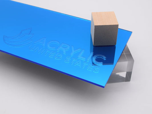 1/8" Sky Blue Mirror #2069 Acrylic Sheet