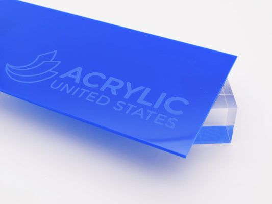 1/8" Blue Translucent #2114 Acrylic Sheet