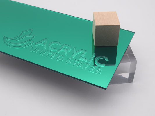 1/8" Kelly Green Mirror #2414 Acrylic Sheet