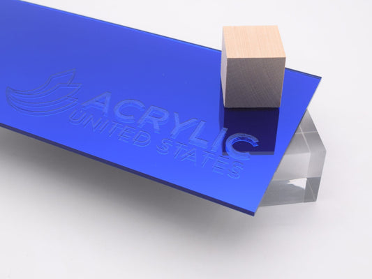 1/8" Royal Blue Mirror #2424 Acrylic Sheet