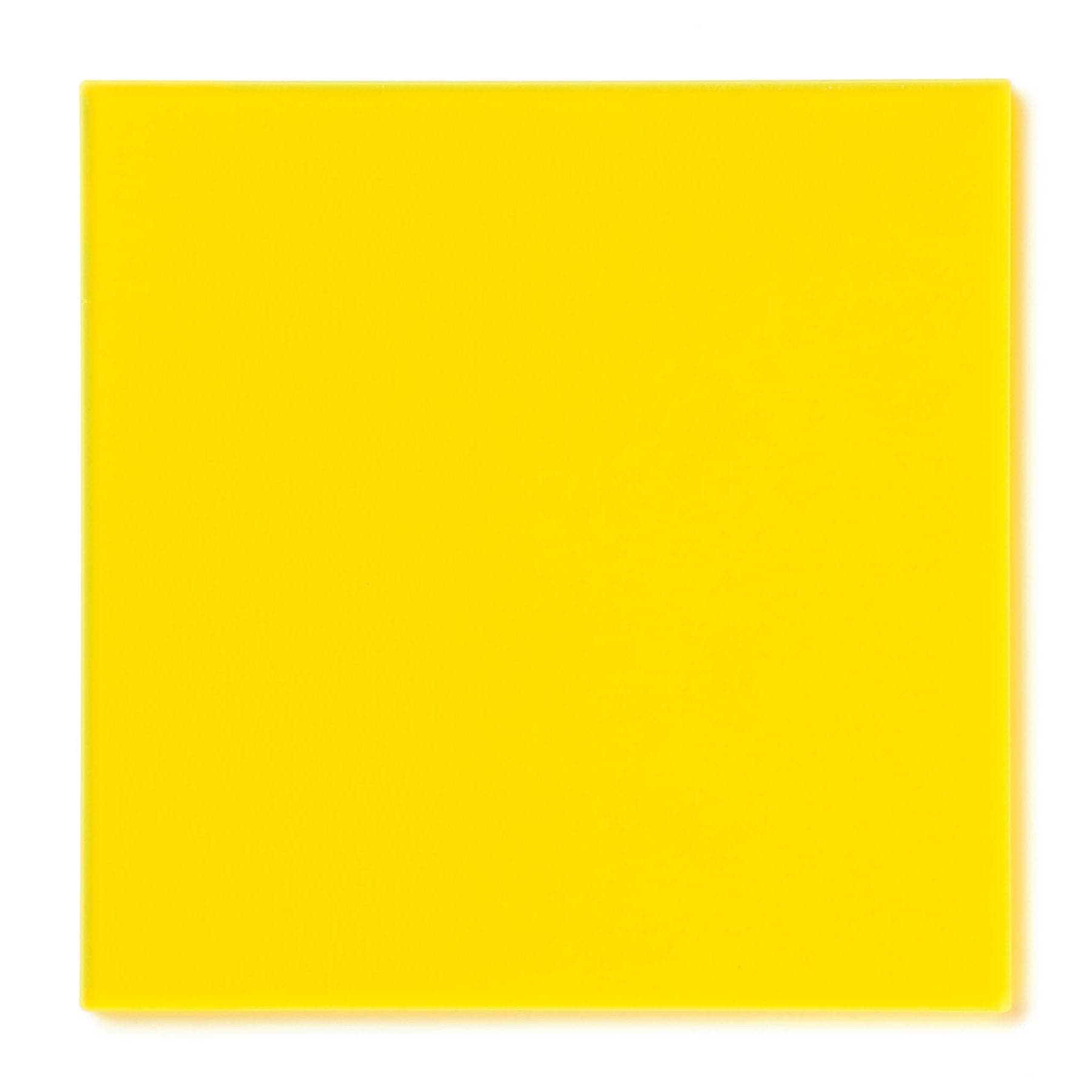 Acrylic Sheet 1/8" Yellow Fluorescent #9097