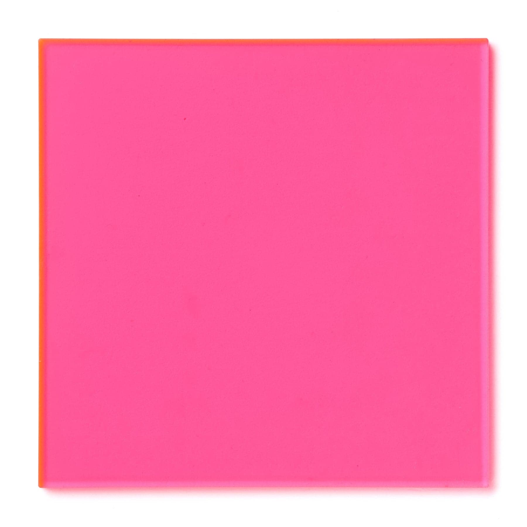 Hoja acrílica fluorescente rosa #9095 de 1/8"