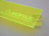 1/8" Green Fluorescent #9093 Acrylic Sheet