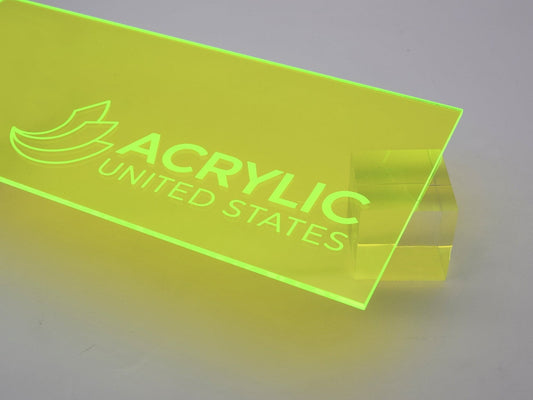 1/8" Green Fluorescent #9093 Acrylic Sheet