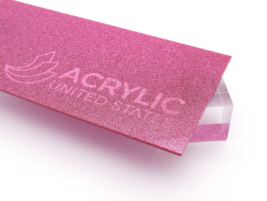 1/8" Purple Glitter Two-Sided Acrylic Sheet
