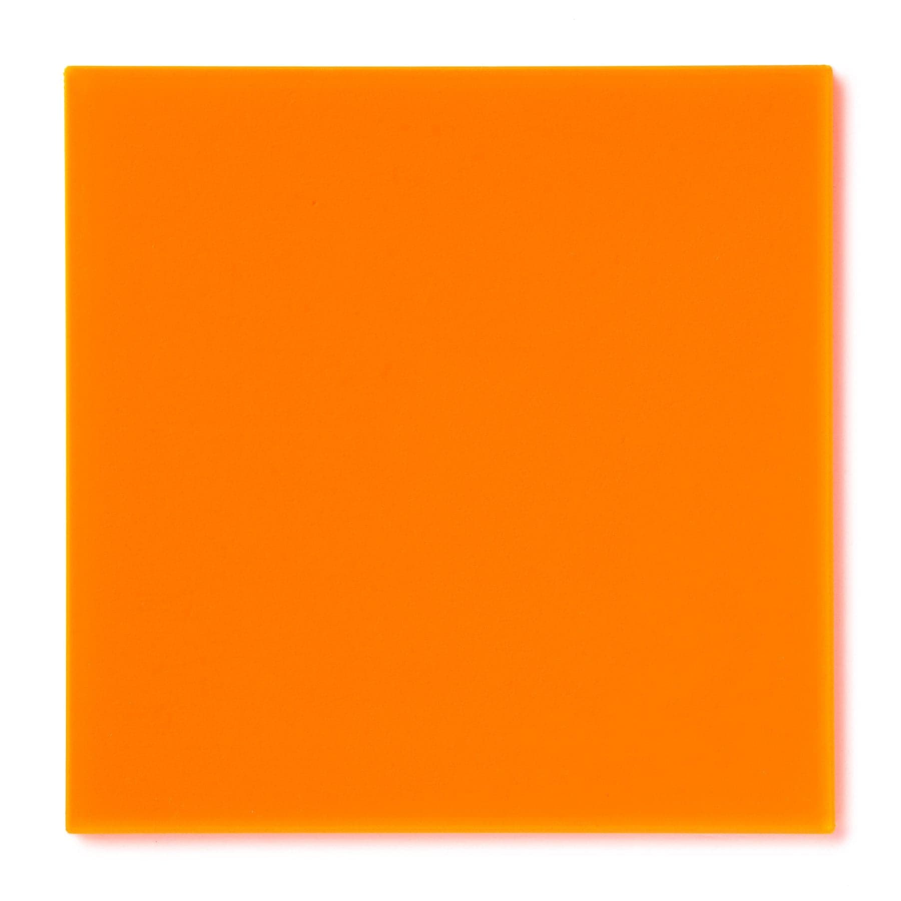 Acrylic Sheet 1/8" Orange Fluorescent #9096